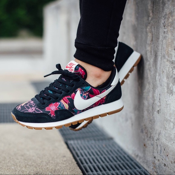 nikes with floral print